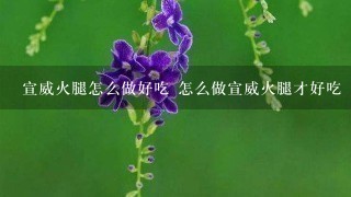 宣威火腿怎么做好吃 怎么做宣威火腿才好吃 宣威火腿怎么做好吃 怎么做宣威火腿才好吃
