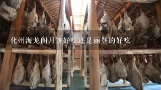 化州海龙阁月饼好吃还是丽登的好吃