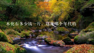 木化石多少钱1斤,这是哪个年代的 木化石多少钱1斤,这是哪个年代的