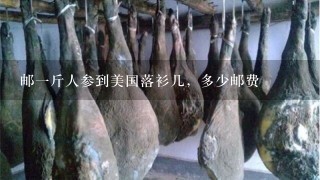 邮1斤人参到美国落衫几,多少邮费 邮1斤人参到美国落衫几,多少邮费