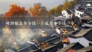 啤酒瓶盖多少钱1斤或者多少钱1个 啤酒瓶盖多少钱1斤或者多少钱1个