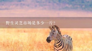 野生灵芝市场是多少1斤? 野生灵芝市场是多少1斤?