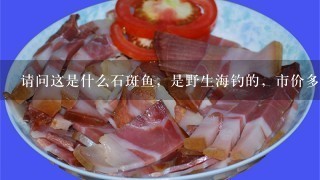 请问这是什么石斑鱼,是野生海钓的,市价多少钱1斤 请问这是什么石斑鱼,是野生海钓的,市价多少钱1斤