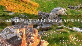 你能告诉我当前市场上最便宜的地方在哪里吗?