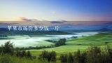 苹果市场价多少钱一斤