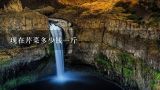 现在芹菜多少钱一斤,芹菜多少钱一斤