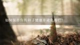 如何保持你的种子健康并避免腐烂？