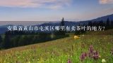 安徽省黄山市屯溪区哪里有卖茶叶的地方？