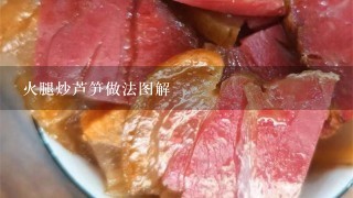 火腿炒芦笋做法图解 火腿炒芦笋做法图解