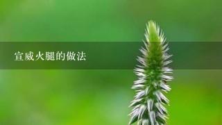 宣威火腿的做法 宣威火腿的做法