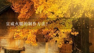 宣威火腿的制作方法? 宣威火腿的制作方法?