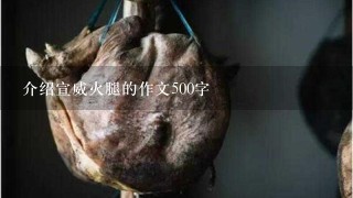 介绍宣威火腿的作文500字 介绍宣威火腿的作文500字