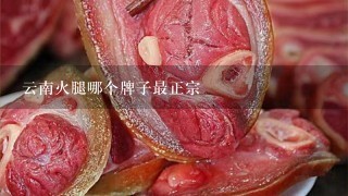 云南火腿哪个牌子最正宗 云南火腿哪个牌子最正宗
