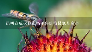 昆明宣威火腿市场销售价格最低是多少 昆明宣威火腿市场销售价格最低是多少
