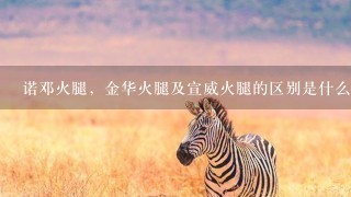 诺邓火腿,金华火腿及宣威火腿的区别是什么?哪种更好吃? 诺邓火腿,金华火腿及宣威火腿的区别是什么?哪种更好吃?
