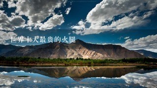 世界十大最贵的火腿 世界十大最贵的火腿