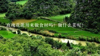 玫瑰花能用来做食材吗?做什么菜呢? 玫瑰花能用来做食材吗?做什么菜呢?
