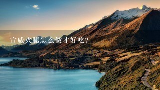 宣威火腿怎么做才好吃? 宣威火腿怎么做才好吃?