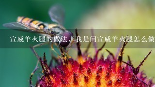宣威羊火腿的做法,我是问宣威羊火腿怎么做着吃 宣威羊火腿的做法,我是问宣威羊火腿怎么做着吃