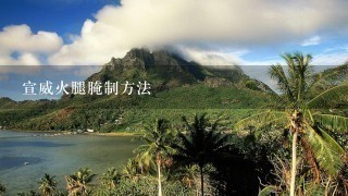 宣威火腿腌制方法 宣威火腿腌制方法