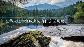 金华火腿和宣威火腿有什么区别呢? 金华火腿和宣威火腿有什么区别呢?