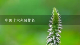 中国十大火腿排名 中国十大火腿排名