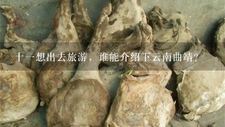 十一想出去旅游,谁能介绍下云南曲靖? 十一想出去旅游,谁能介绍下云南曲靖?
