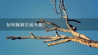 如何腌制宣威火腿? 如何腌制宣威火腿?