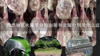 我想知道火腿里分的南腿和北腿分别是什么意思? 我想知道火腿里分的南腿和北腿分别是什么意思?