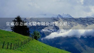 宣威市态丽火腿有限公司怎么样? 宣威市态丽火腿有限公司怎么样?