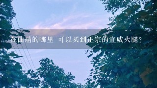 在曲靖的哪里 可以买到正宗的宣威火腿? 在曲靖的哪里 可以买到正宗的宣威火腿?