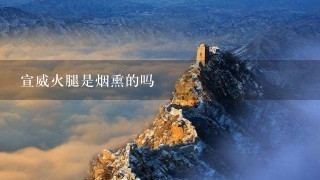 宣威火腿是烟熏的吗 宣威火腿是烟熏的吗