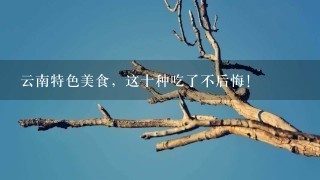 云南特色美食,这十种吃了不后悔! 云南特色美食,这十种吃了不后悔!