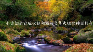 有谁知道宣威火腿和浙江金华火腿那种更具有传统风味。 有谁知道宣威火腿和浙江金华火腿那种更具有传统风味。