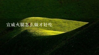 宣威火腿怎么做才好吃 宣威火腿怎么做才好吃