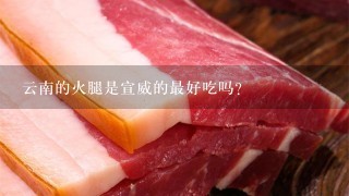 云南的火腿是宣威的最好吃吗? 云南的火腿是宣威的最好吃吗?