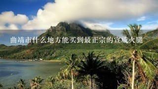 曲靖市什么地方能买到最正宗的宣威火腿 曲靖市什么地方能买到最正宗的宣威火腿