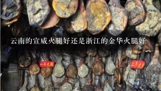 云南的宣威火腿好还是浙江的金华火腿好 云南的宣威火腿好还是浙江的金华火腿好