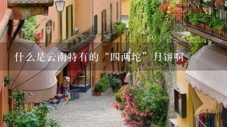 什么是云南特有的“四两坨”月饼啊 什么是云南特有的“四两坨”月饼啊