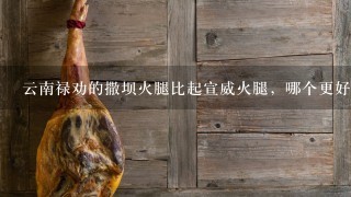 云南禄劝的撒坝火腿比起宣威火腿,哪个更好吃一点? 云南禄劝的撒坝火腿比起宣威火腿,哪个更好吃一点?
