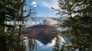 金华火腿和宣威火腿的区别 金华火腿和宣威火腿的区别