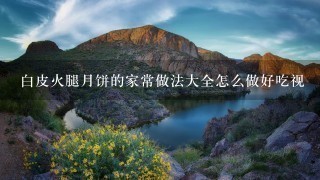 白皮火腿月饼的家常做法大全怎么做好吃视 白皮火腿月饼的家常做法大全怎么做好吃视