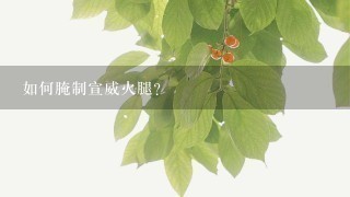 如何腌制宣威火腿? 如何腌制宣威火腿?