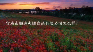 宣威市顺达火腿食品有限公司怎么样? 宣威市顺达火腿食品有限公司怎么样?