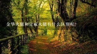 金华火腿和宣威火腿有什么区别呢? 金华火腿和宣威火腿有什么区别呢?