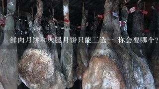 鲜肉月饼和火腿月饼只能二选一 你会要哪个? 鲜肉月饼和火腿月饼只能二选一 你会要哪个?
