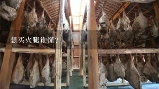 想买火腿谁懂? 想买火腿谁懂?