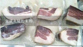 宣威火腿的来历 宣威火腿的来历