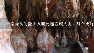 云南禄劝的撒坝火腿比起宣威火腿,哪个更好吃一点? 云南禄劝的撒坝火腿比起宣威火腿,哪个更好吃一点?
