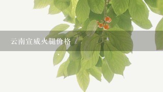 云南宣威火腿价格 云南宣威火腿价格